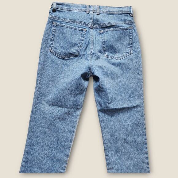 Gloria Vanderbilt Women's Straight Leg Midrise Amanda Jeans Sz 8p *Flaws* - Picture 4 of 10